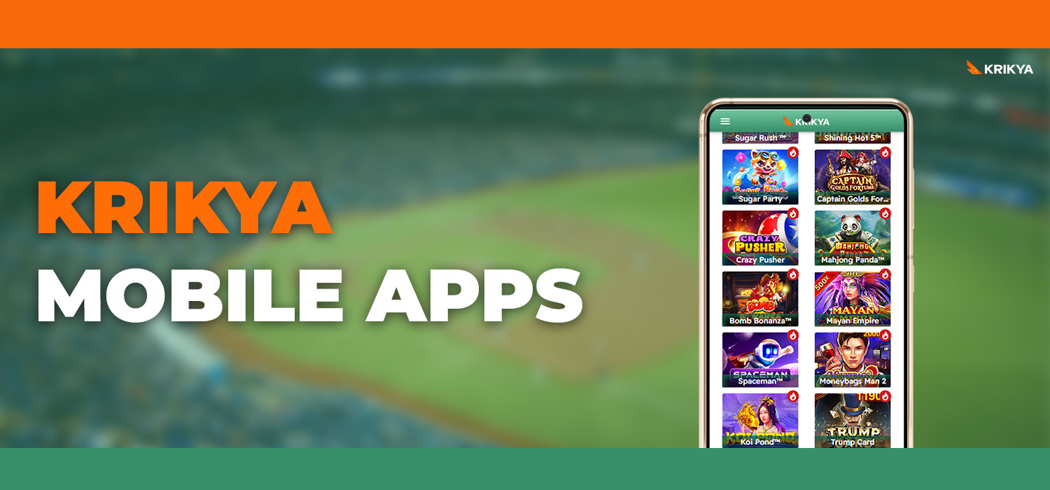 Krikya mobile apps